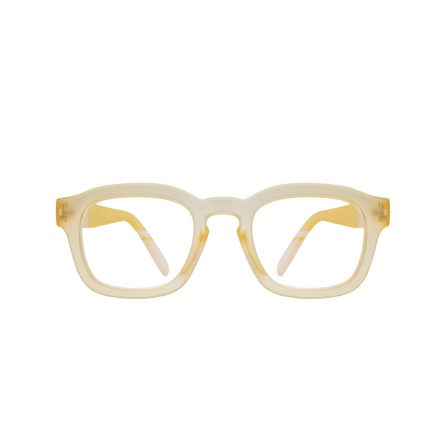 Sy Matte Clear Yellow Glasses