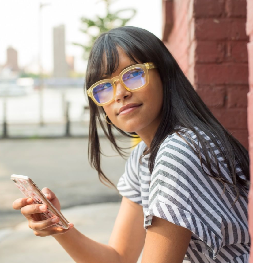 Sy Matte Clear Yellow Glasses