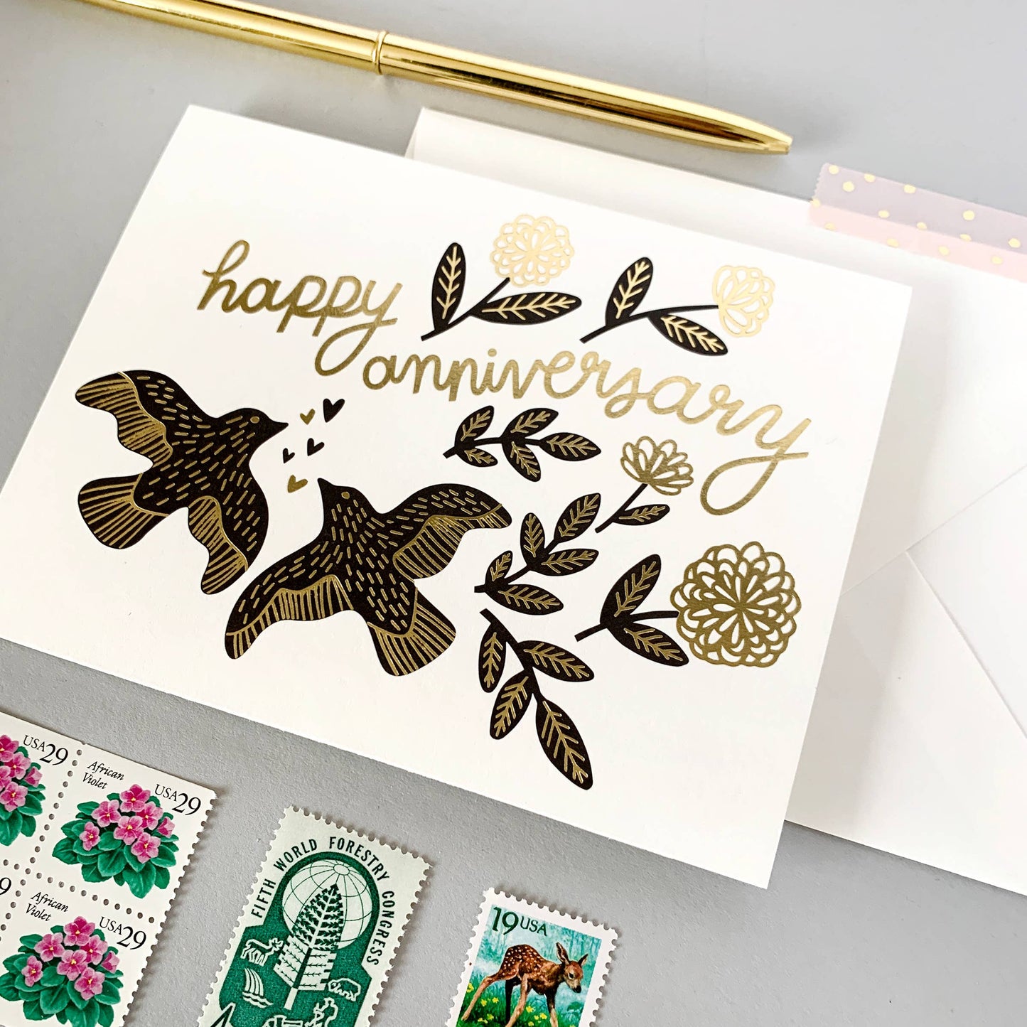 Anniversary Birds Card
