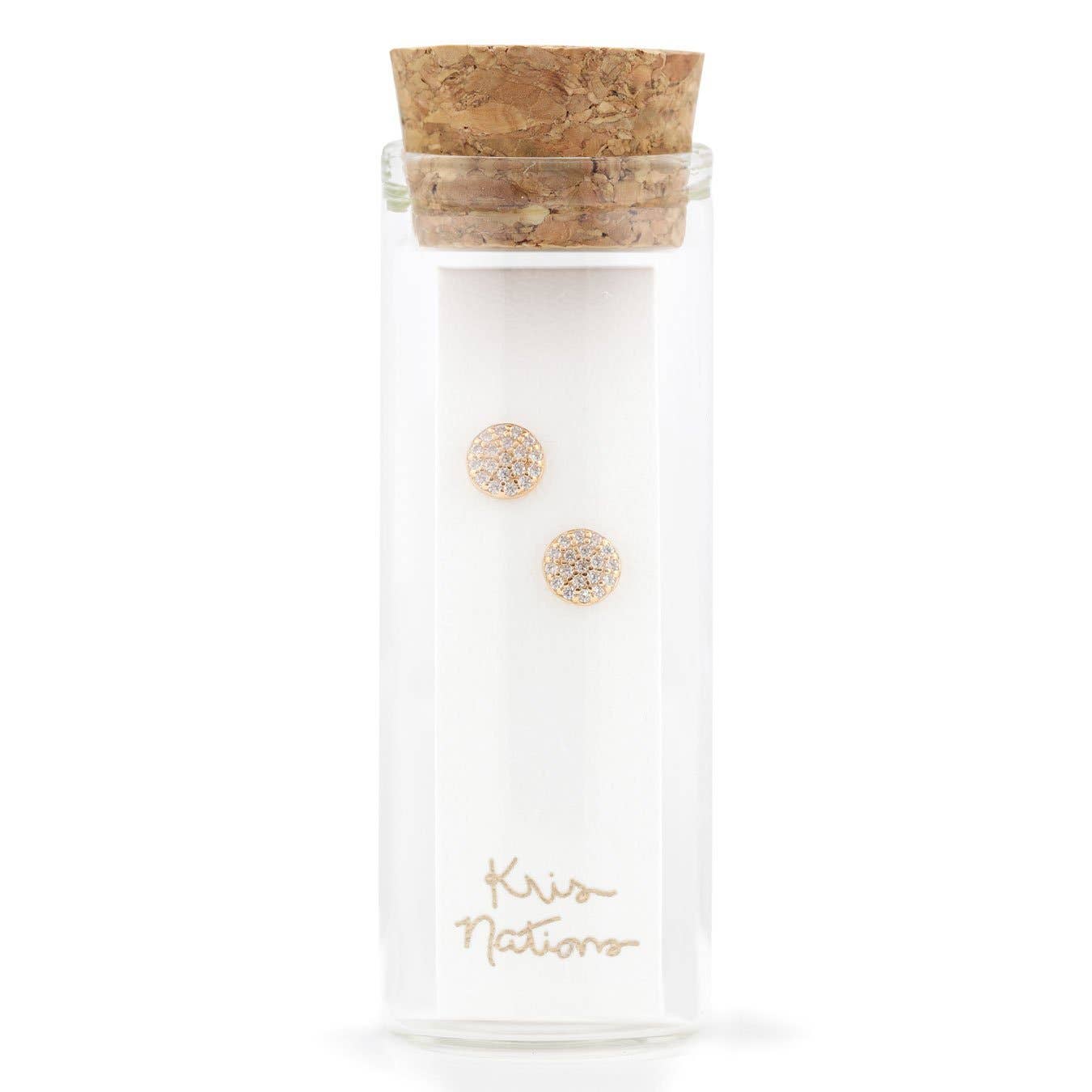 Round Crystal Studs