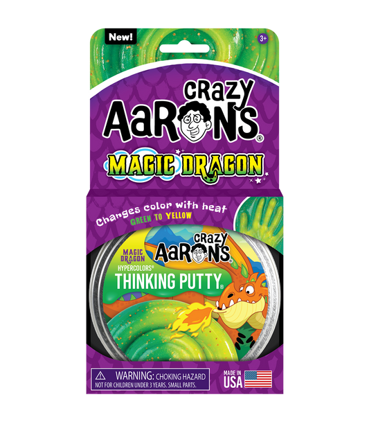Magic Dragon Full Size 4" Thinking Putty Tin