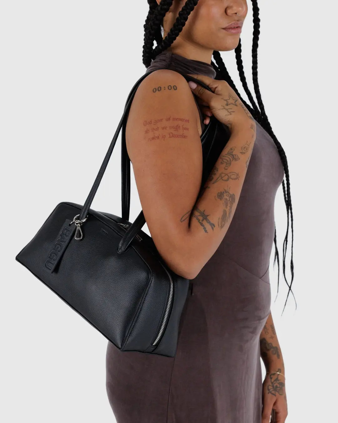 Leather Bowler Bag