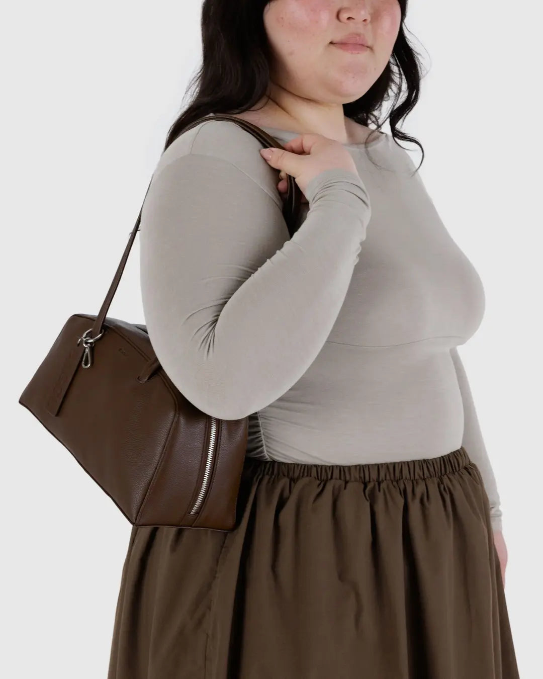 Leather Bowler Bag