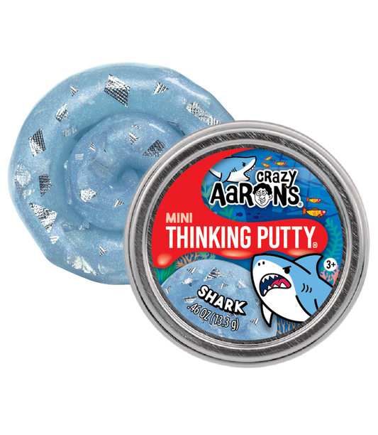 Mini Shark  2" Thinking Putty Tin