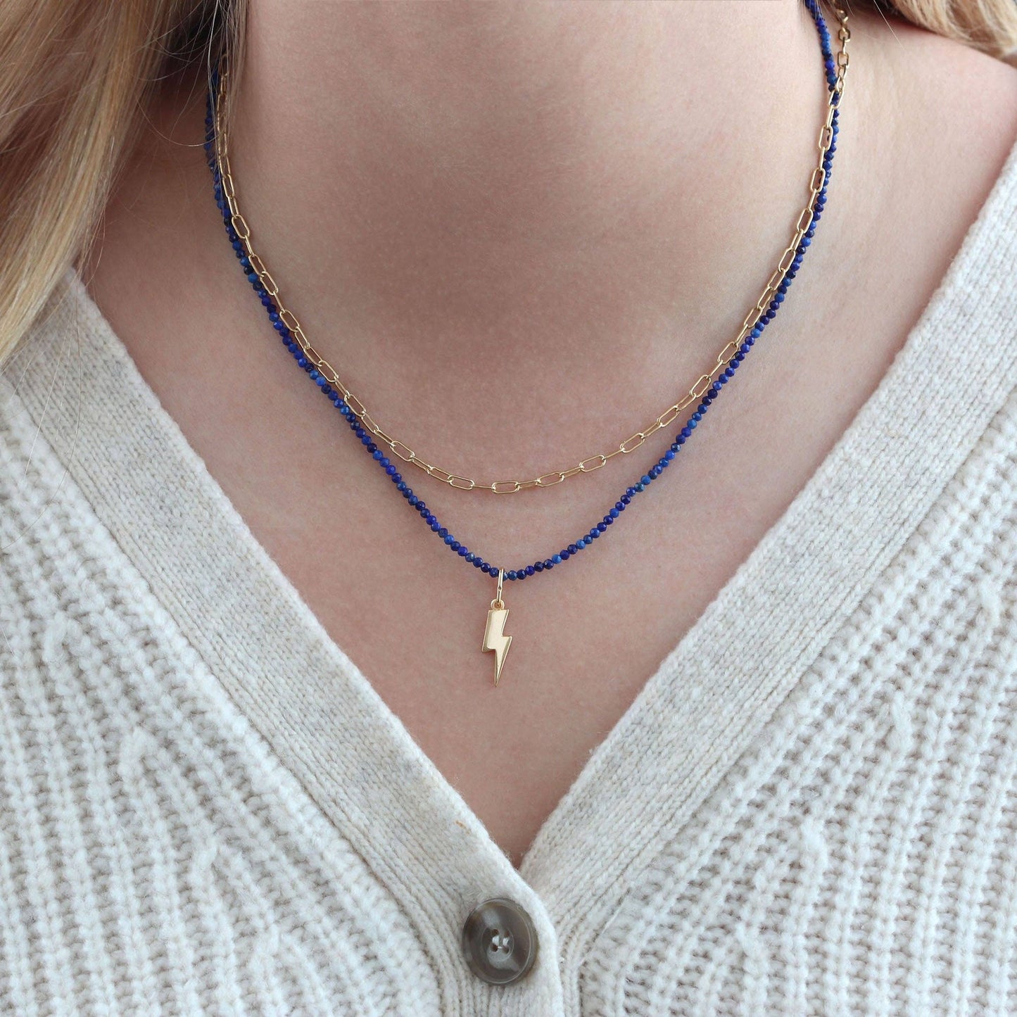 Petite Gemstone Beaded Necklaces