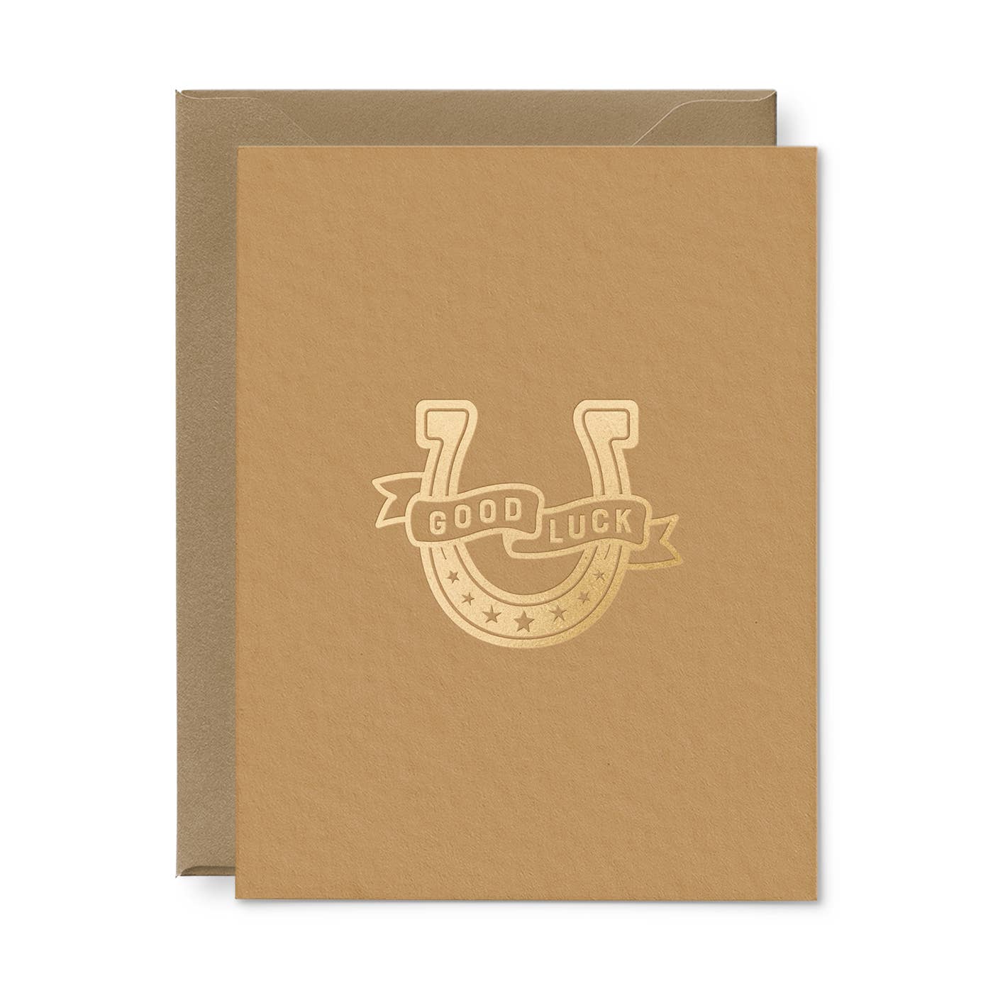 Good Luck Horseshoe Greeting Card