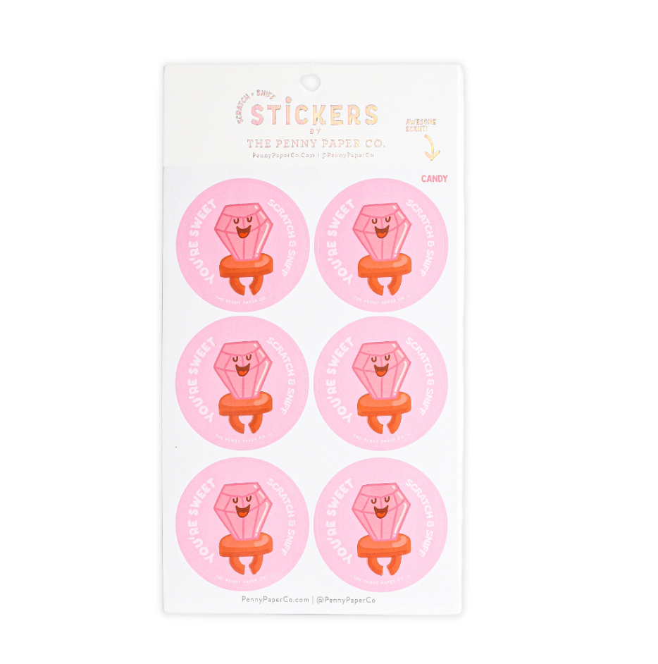 You're So Sweet, Ring Pop Scratch and Sniff Stickers