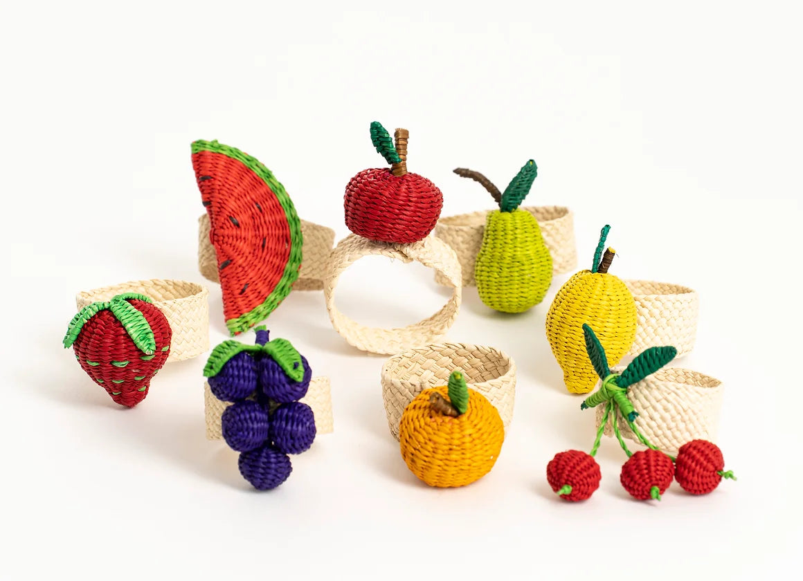 Fruit 2025 napkin rings