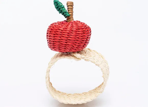 Fruit Raffia Napkin Rings