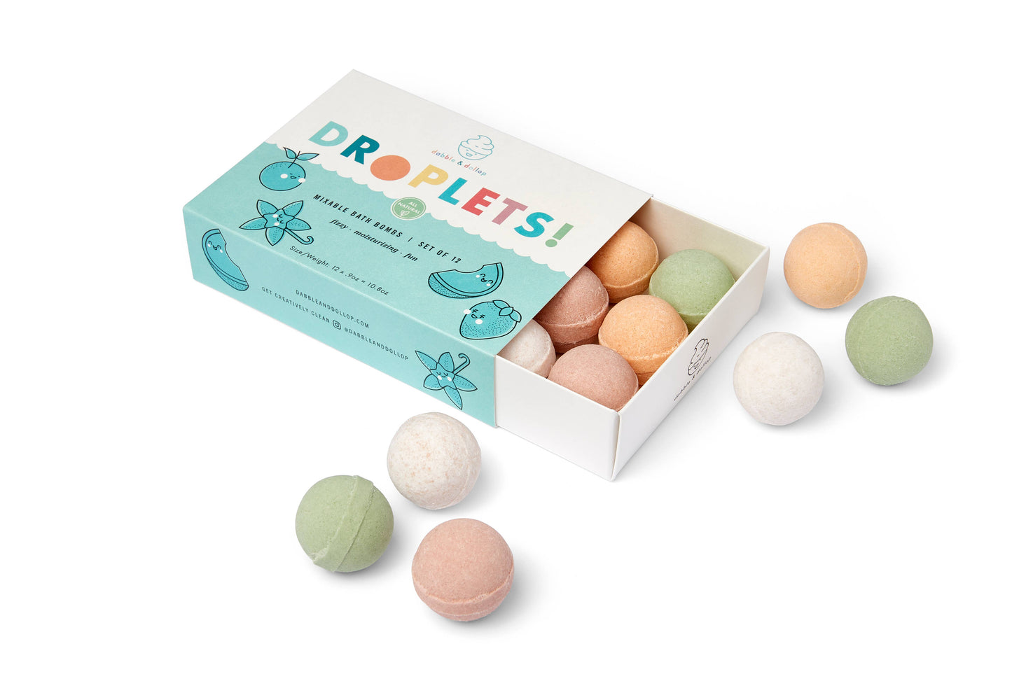 Dabble & Dollop Natural Bath Bombs