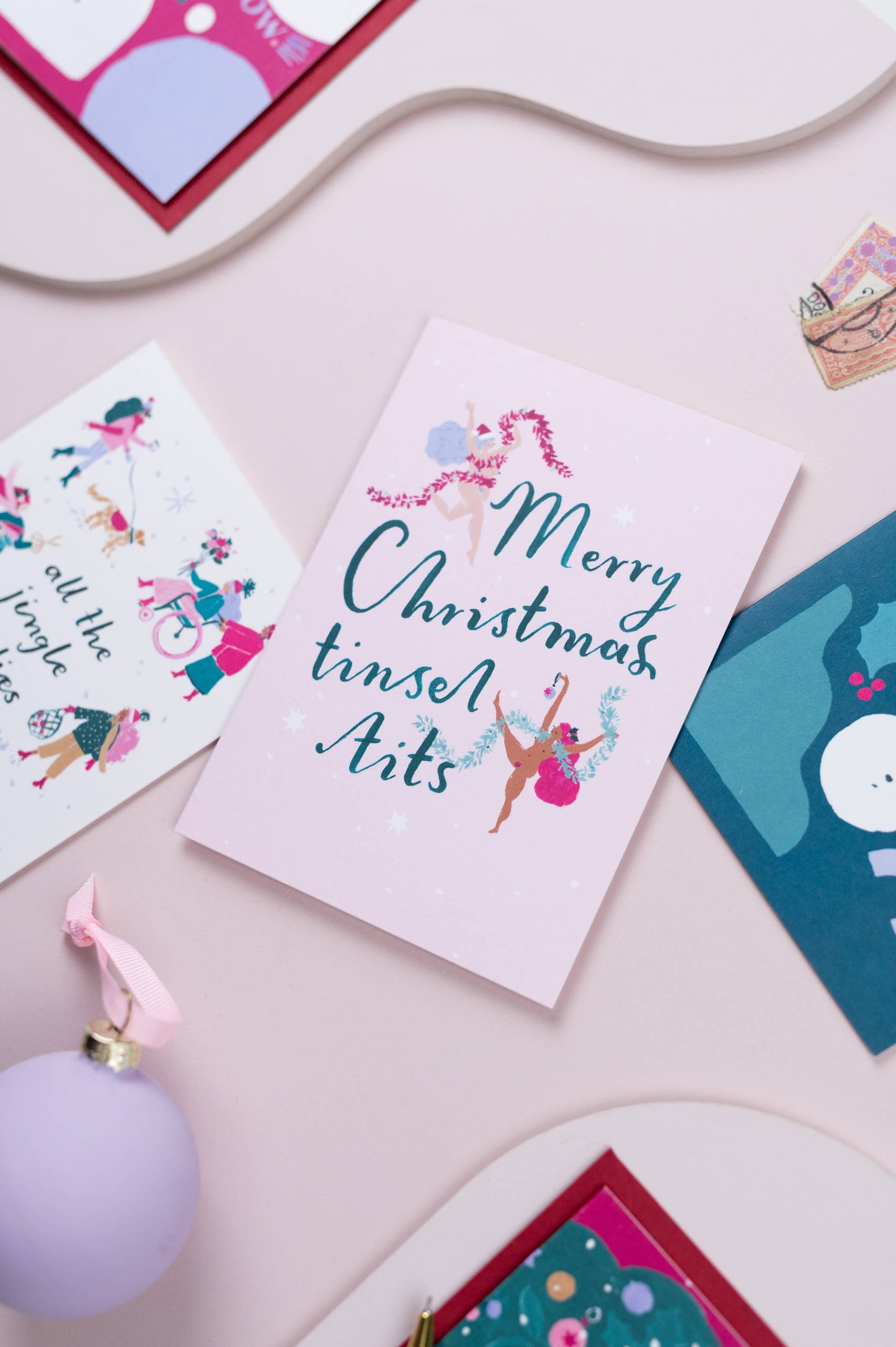 Jingle Ladies Christmas Card