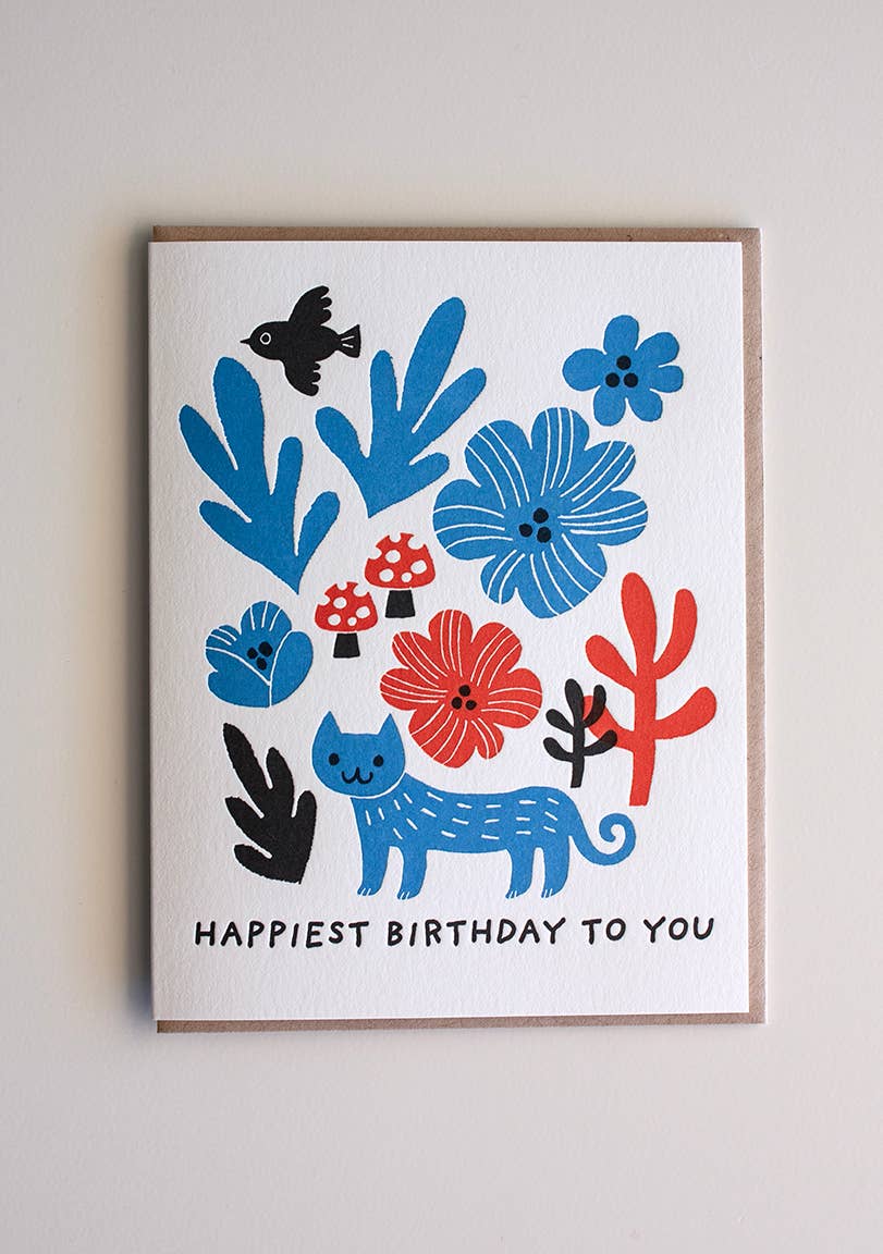 Happiest Birthday Cat