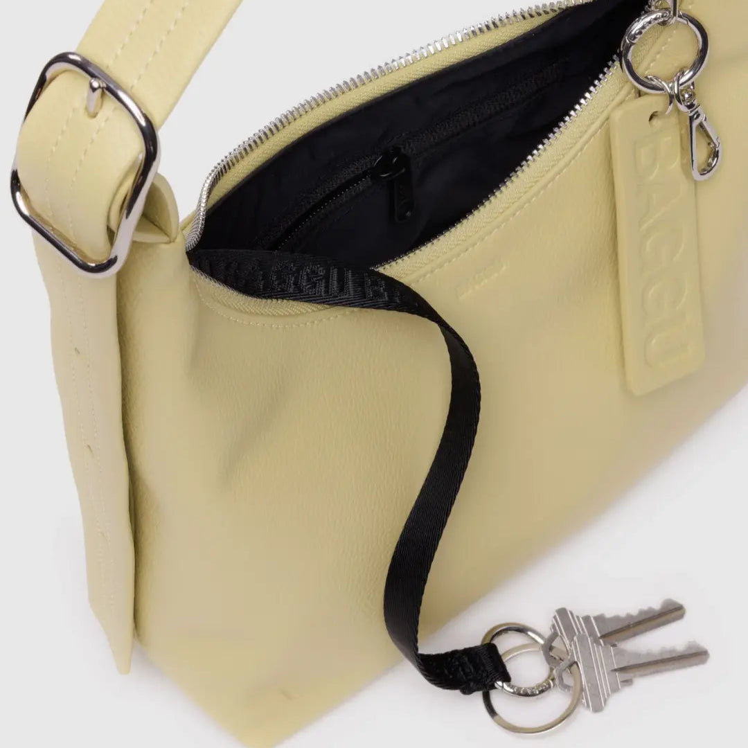 Mini Recycled Leather Shoulder Bag