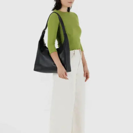 Recycled Leather Shoulder Bag