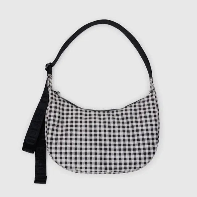 Medium Nylon Crescent Bag