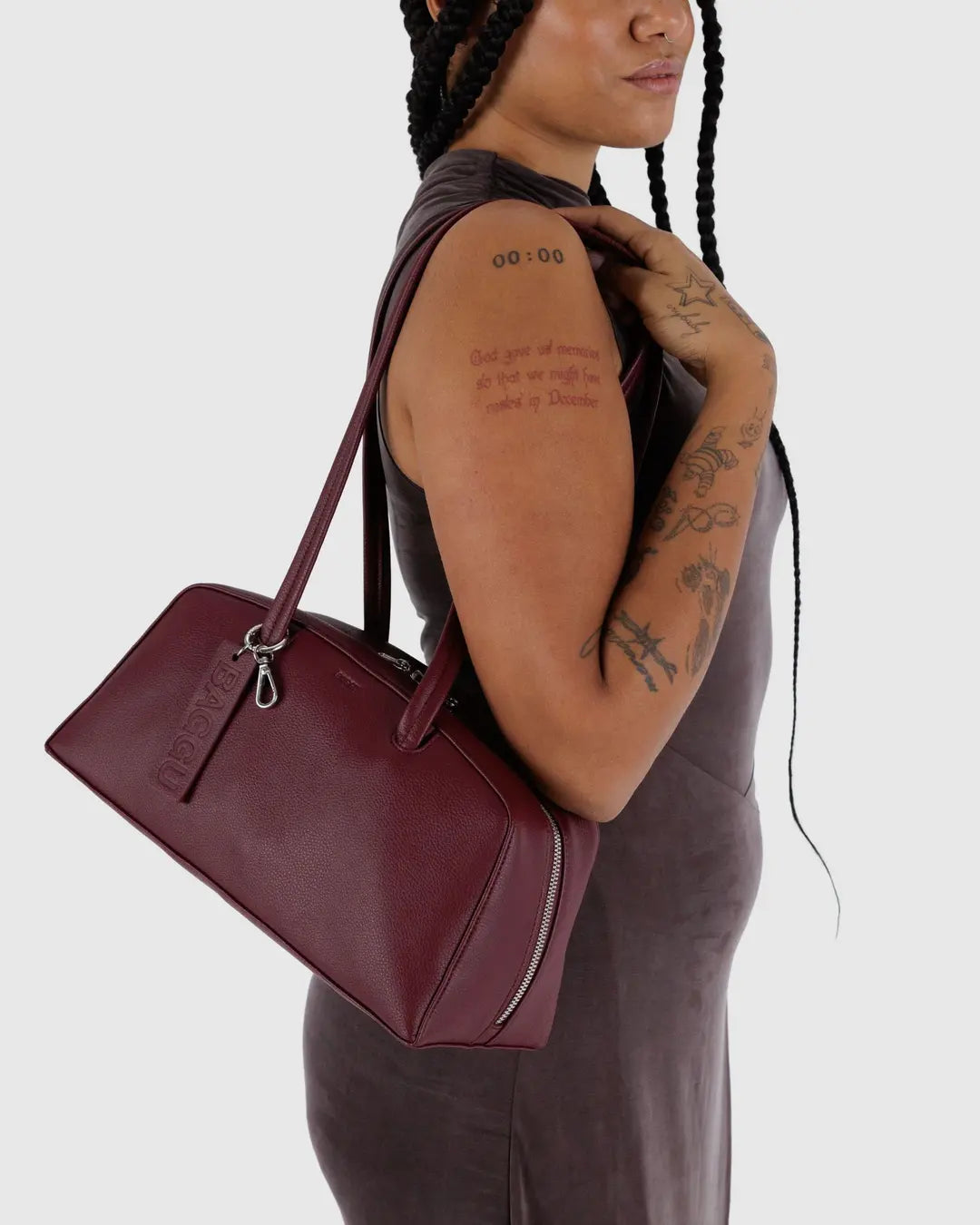 Leather Bowler Bag