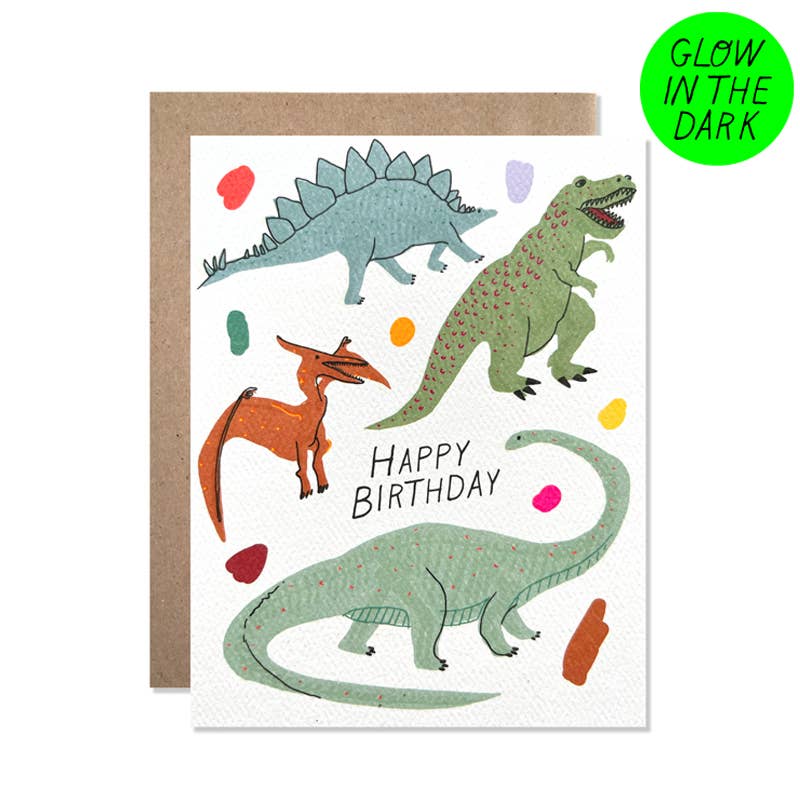 Dinos Glow Card