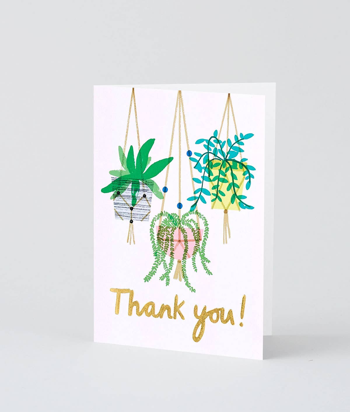 Thank You Macramé Foiled Card