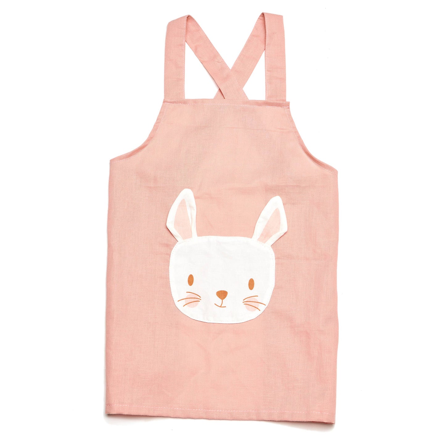 Rabbit Linen Apron For Kids
