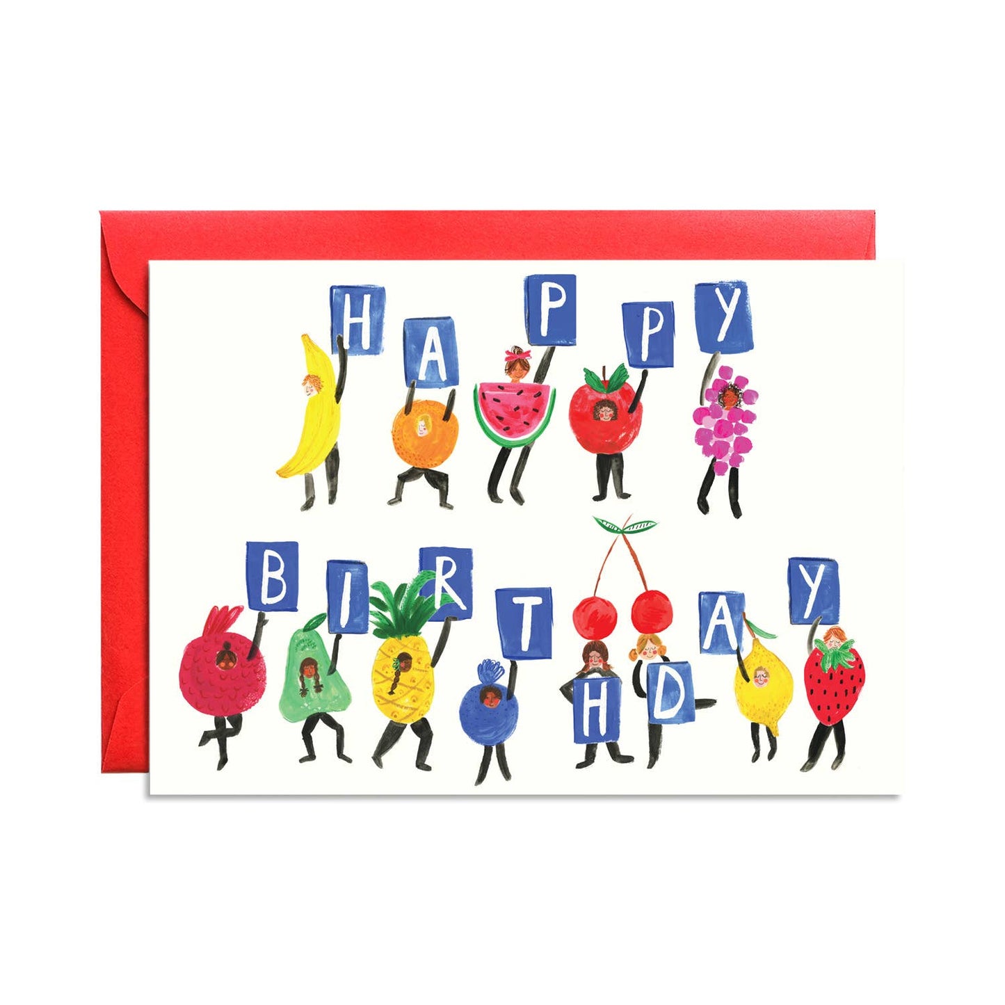 Dancing Berries Card