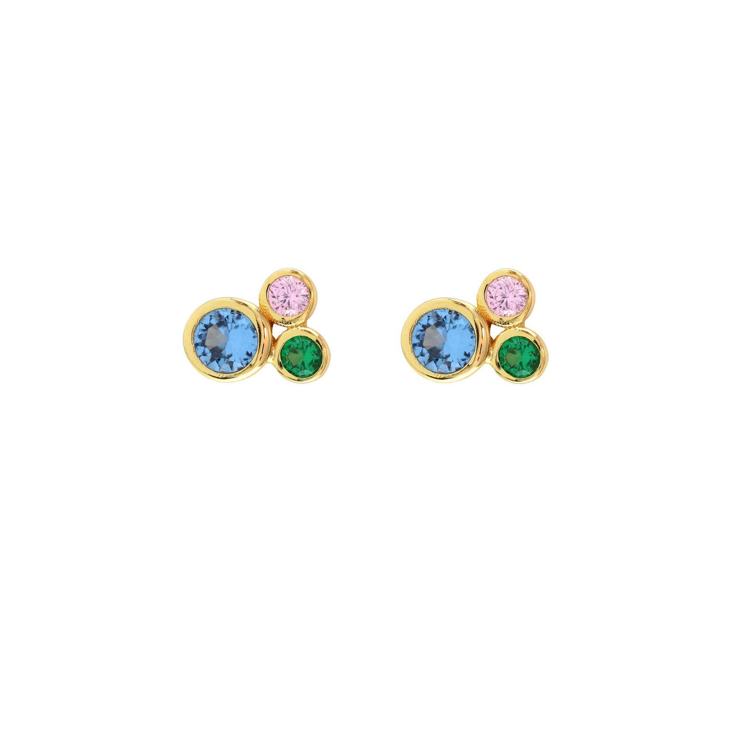 Modernist Crystal Studs