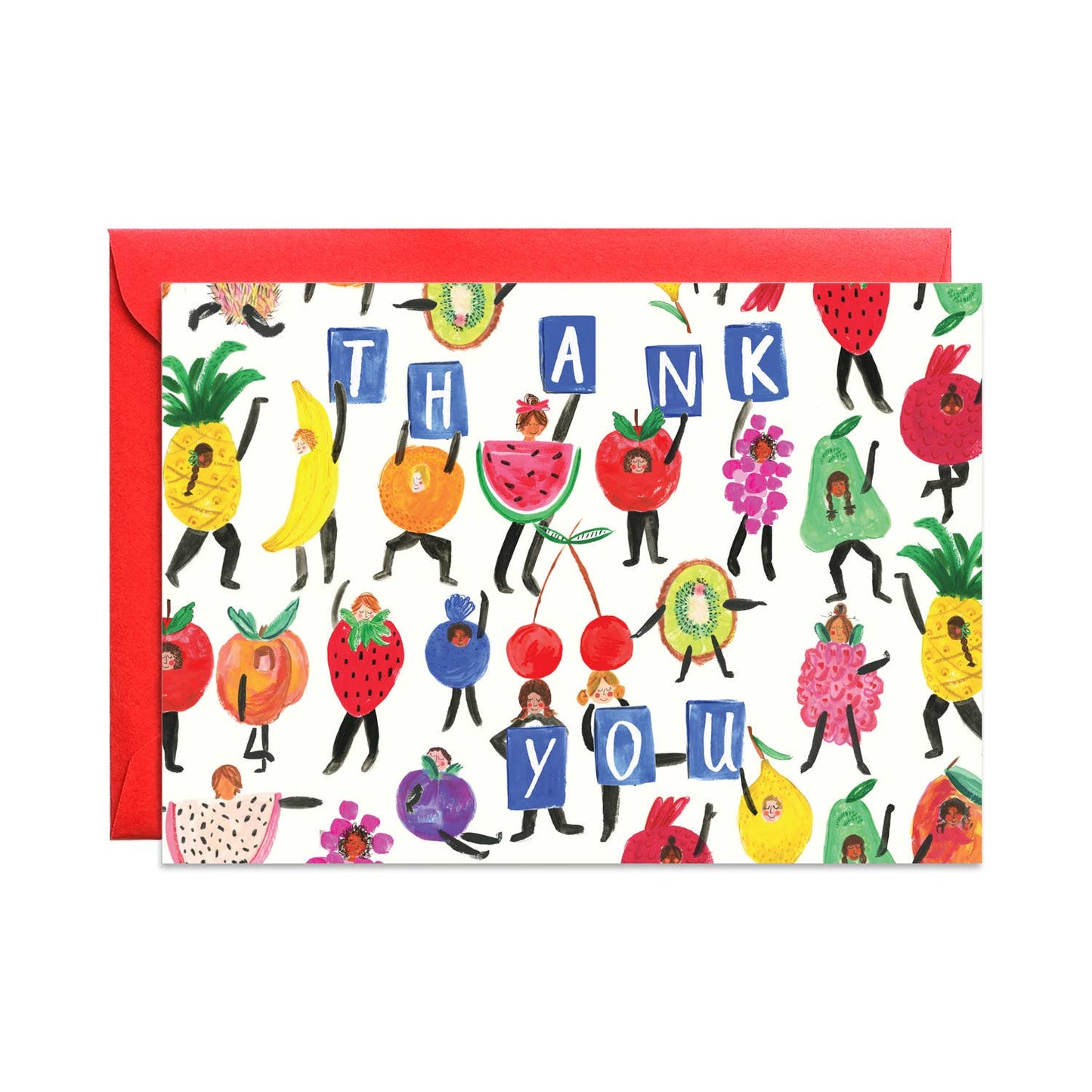 Singing Berries Say Merci Card Set