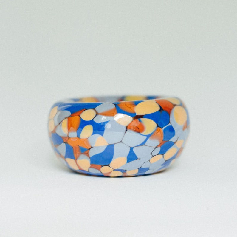 Glass Blown Bubble Bowl