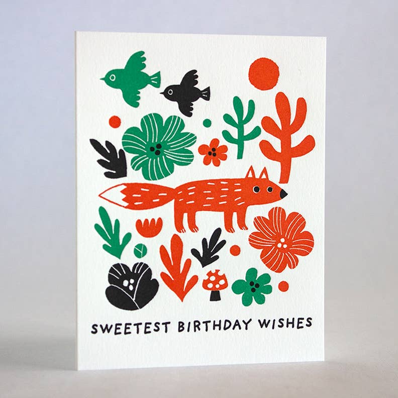 Sweetest Birthday Fox