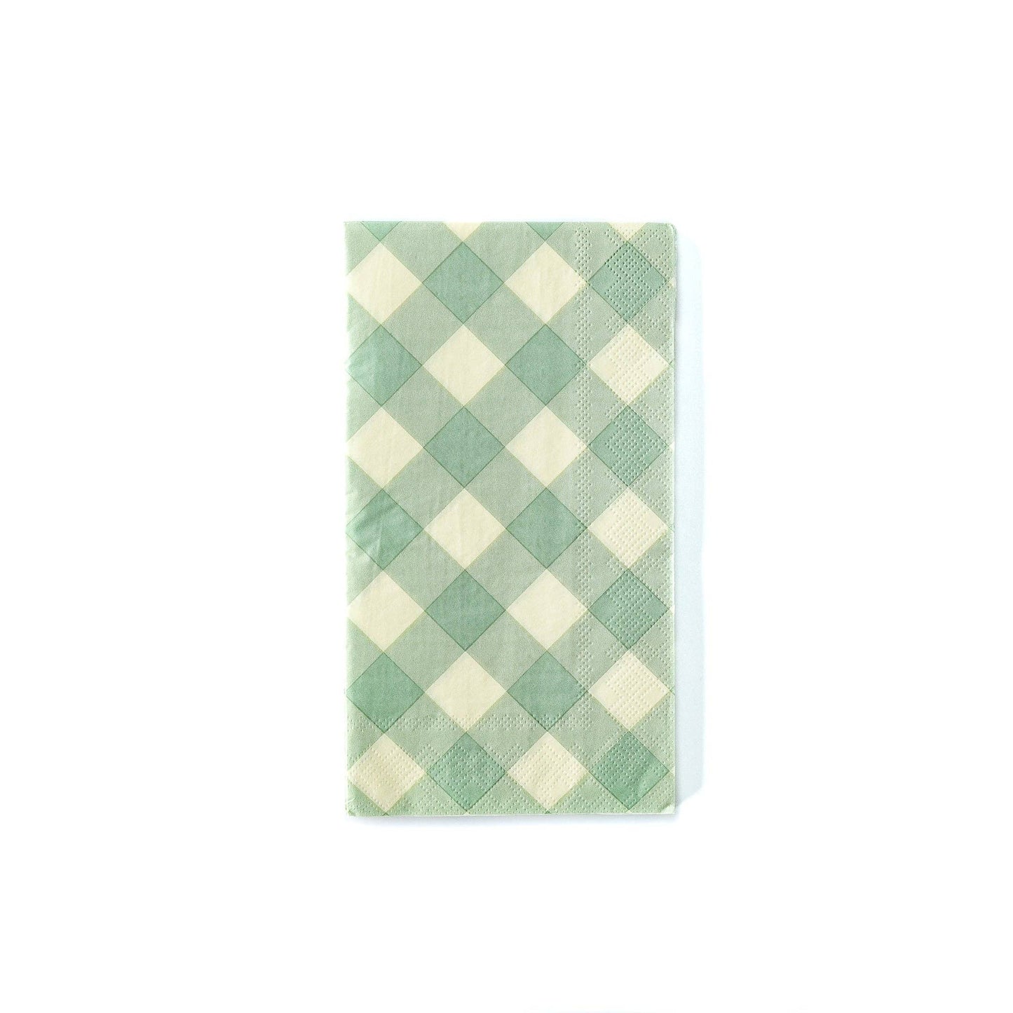 Sage Checked Napkins