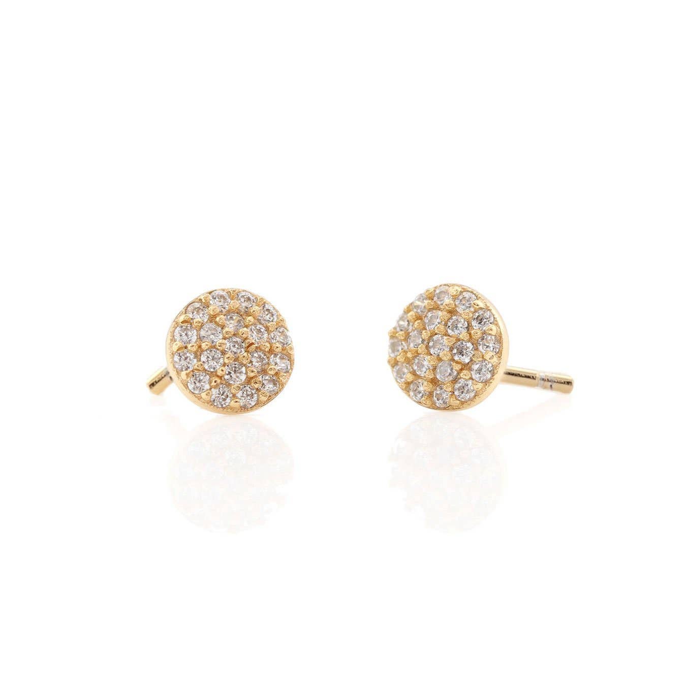 Round Crystal Studs