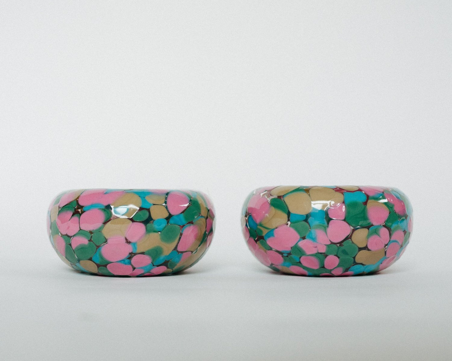 Glass Blown Bubble Bowl