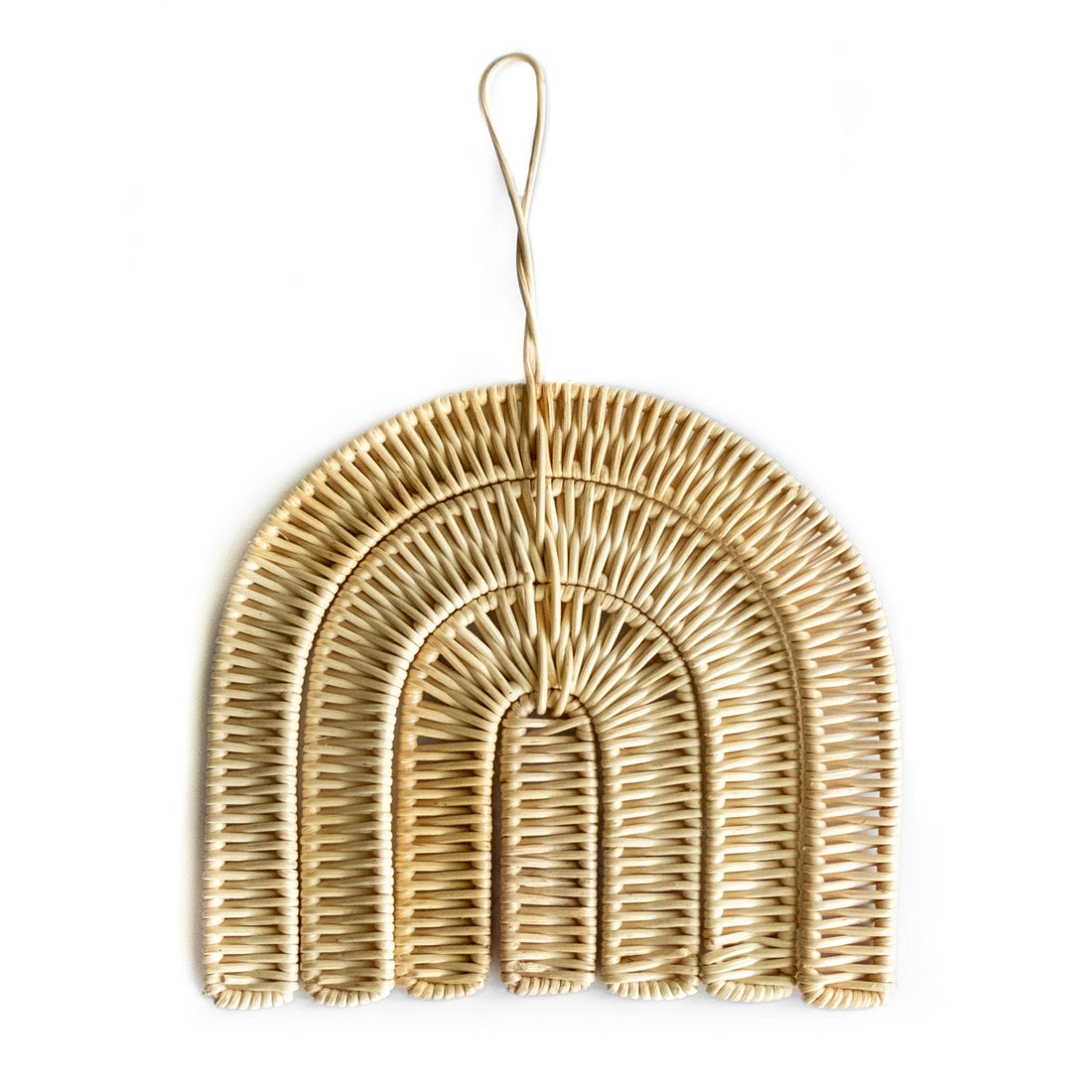 Rainbow Rattan Wall Hanger