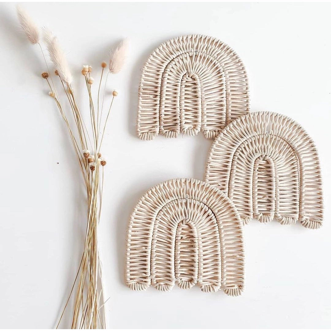 Rainbow Rattan Wall Hanger
