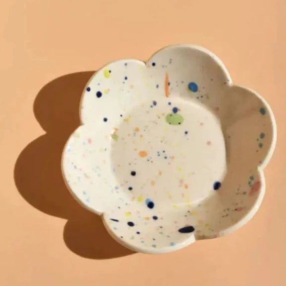 Splatter Daisy Dish