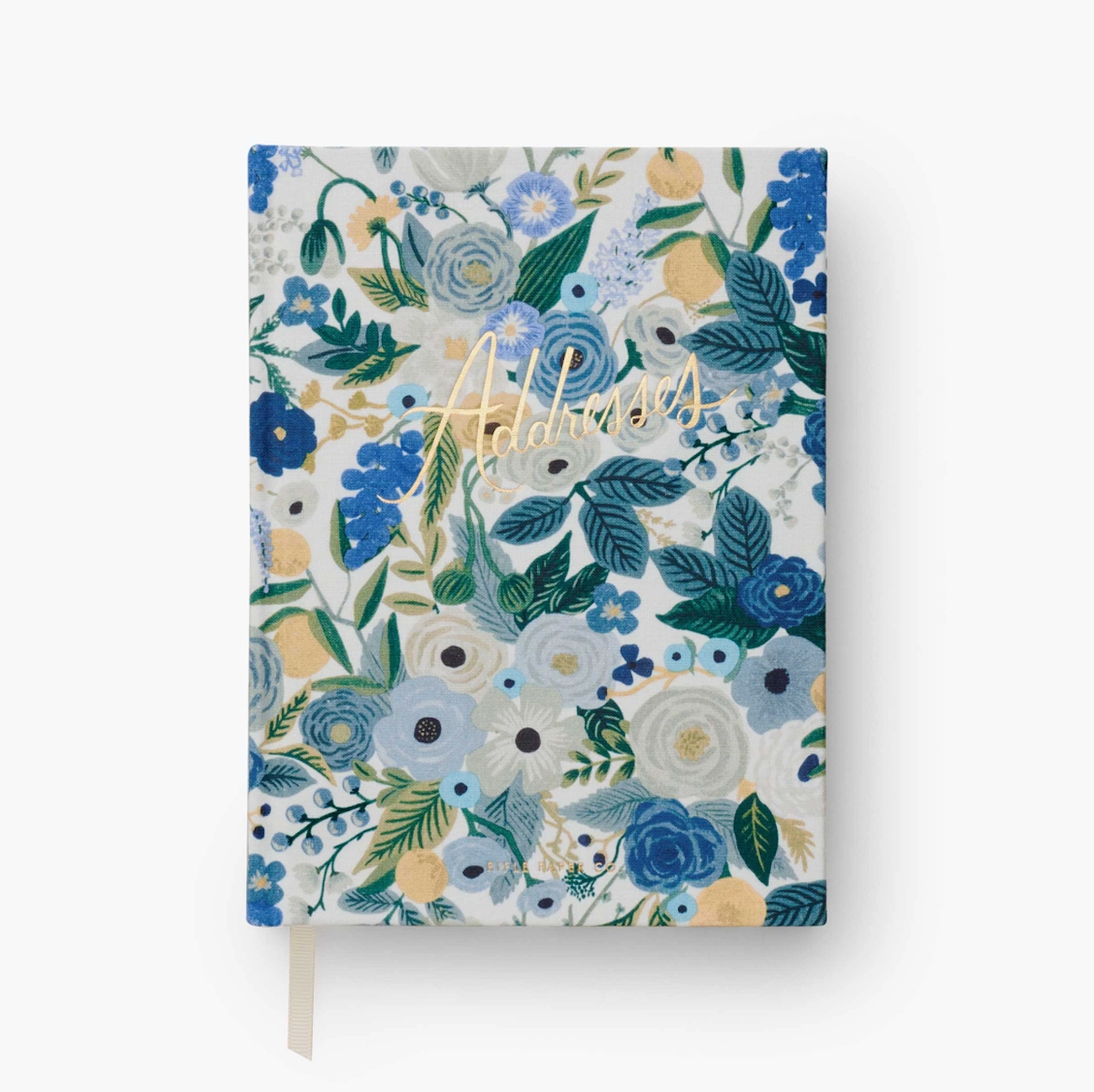 Garden Party Blue Address Book