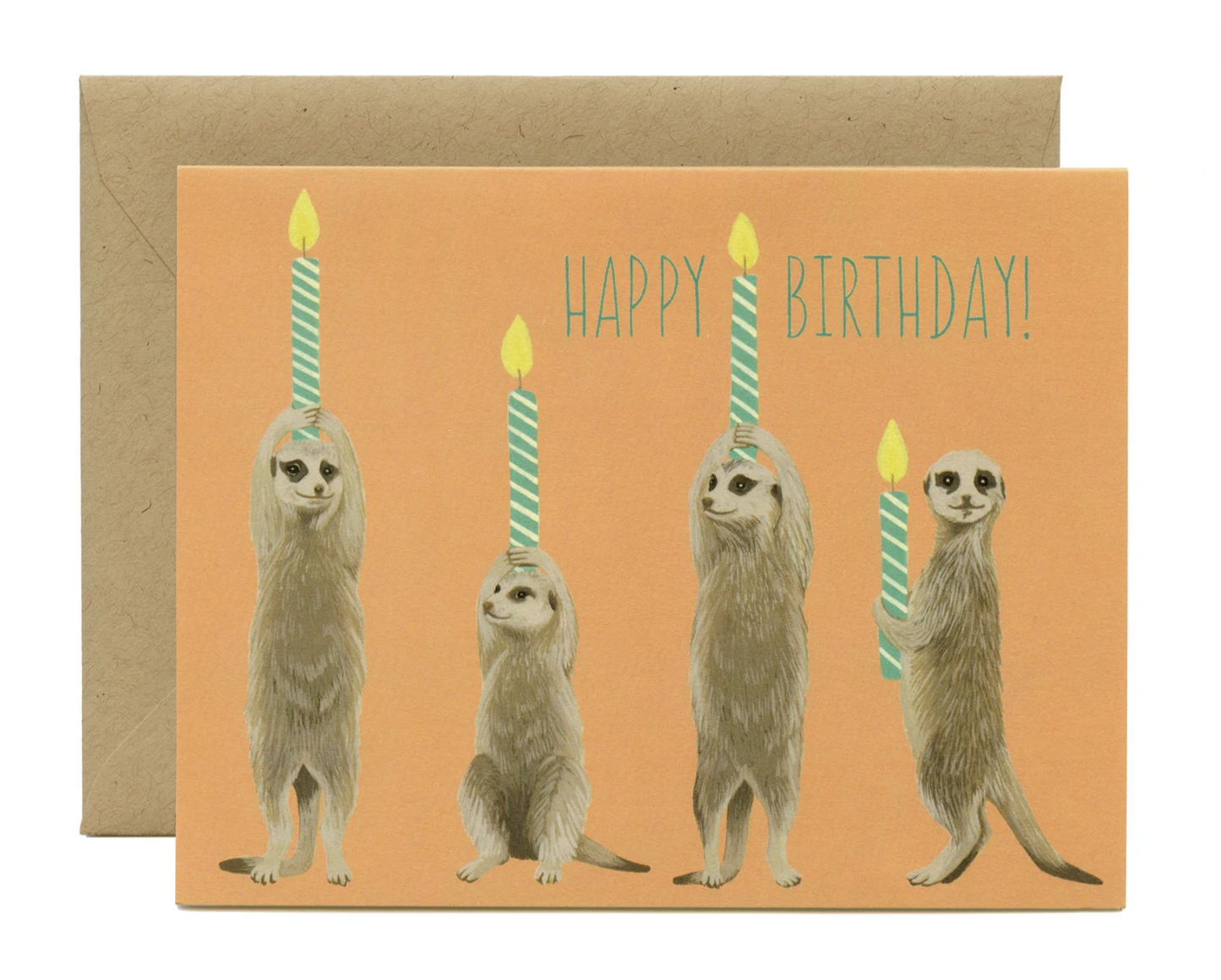 Meerkat Birthday Card