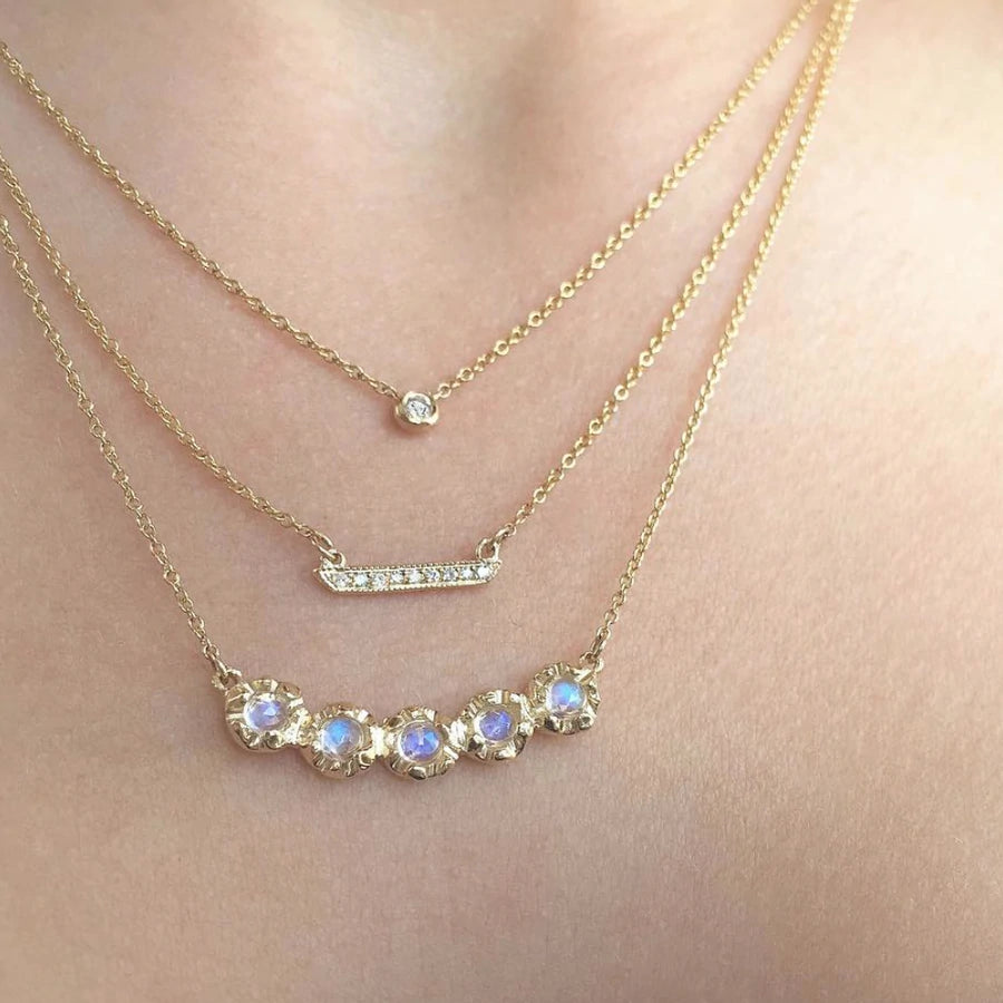 Stardust Floating Diamond Necklace
