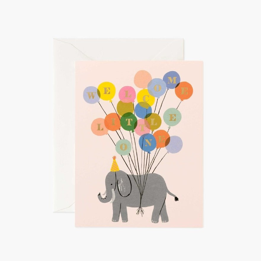 Welcome Elephant Card