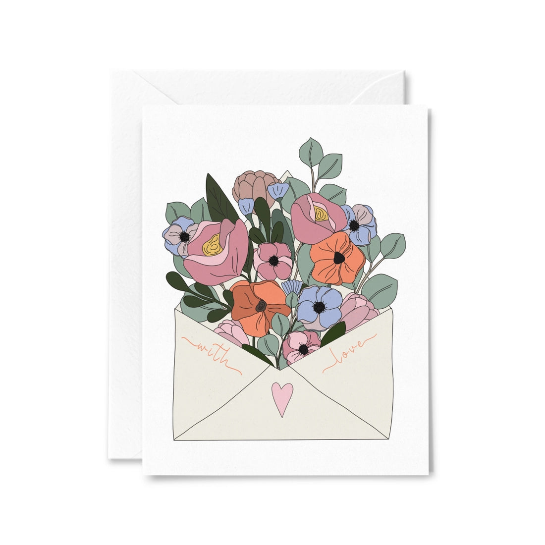 With Love Letter Card