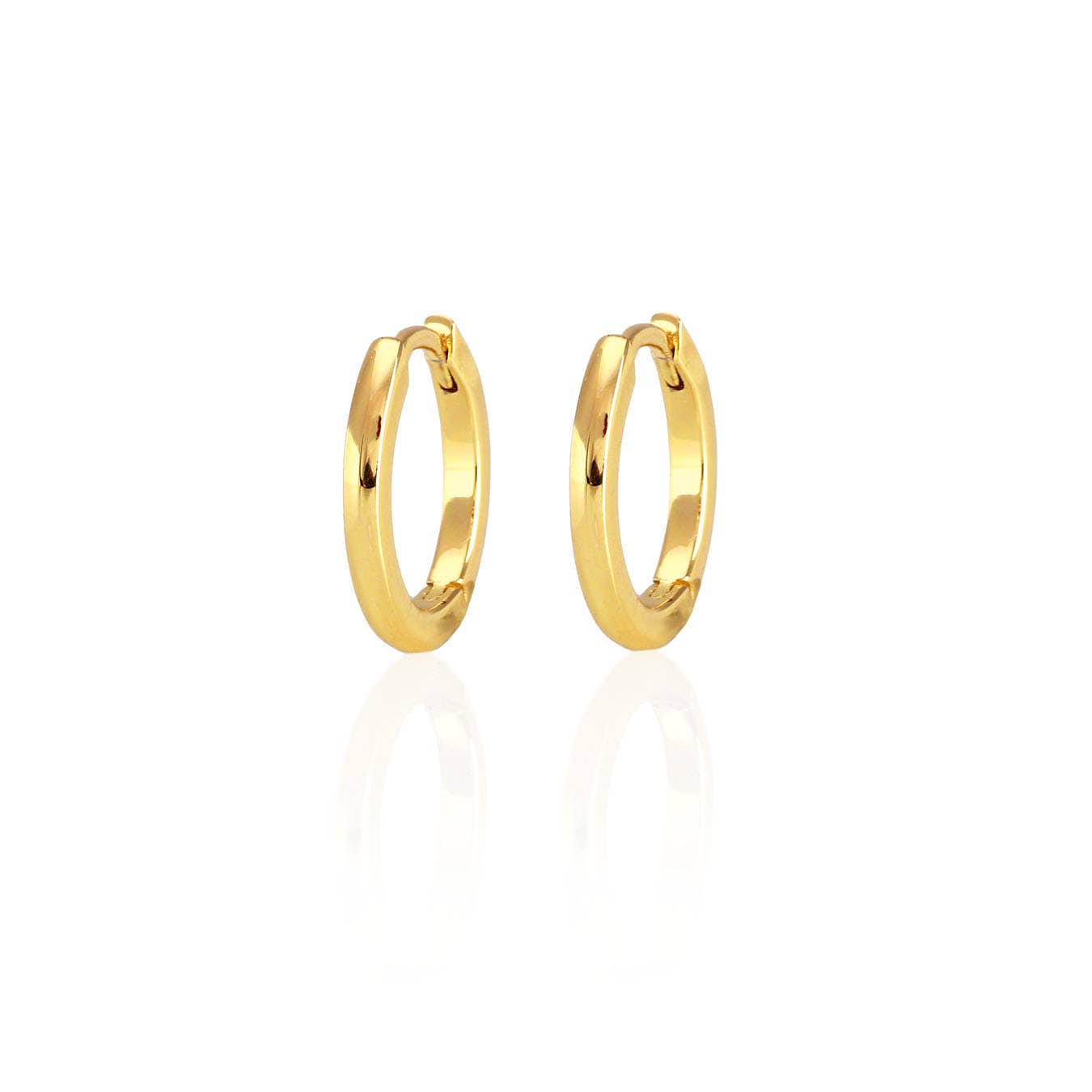 Hinged Huggie Hoops