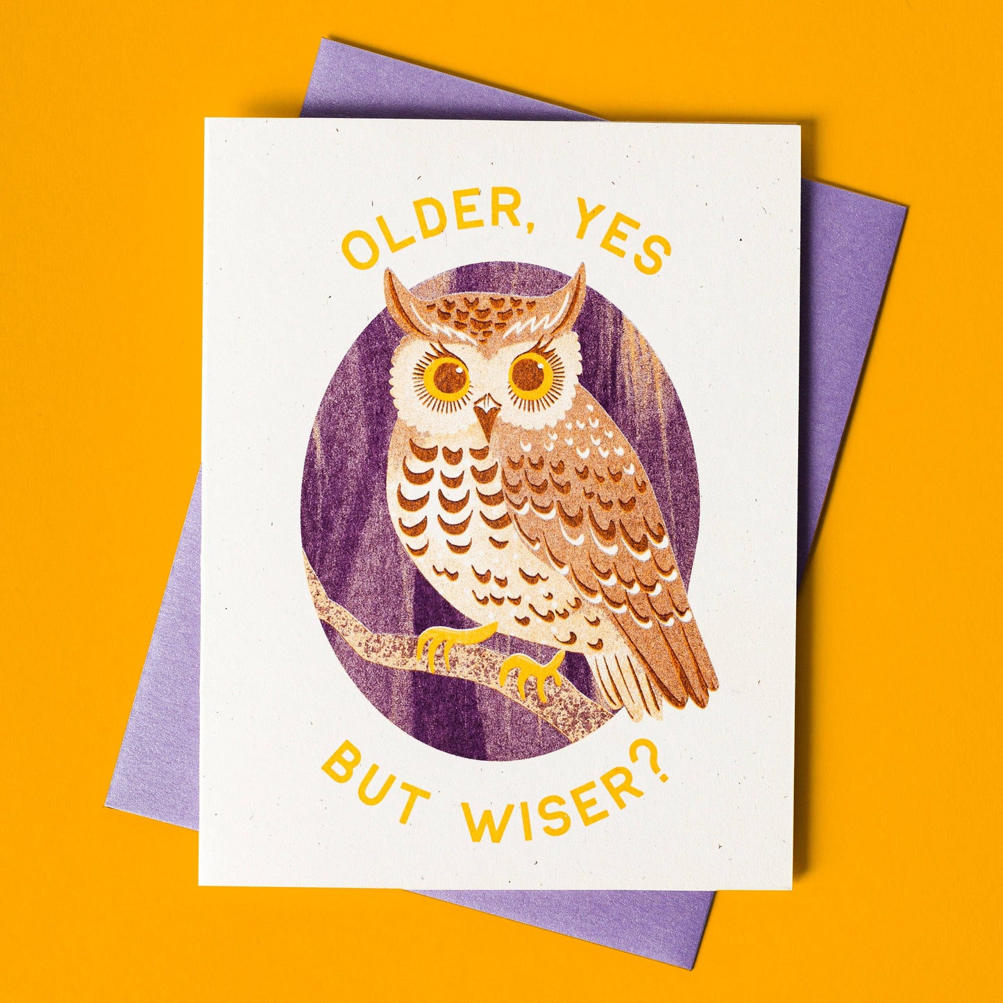 Older Owl Card