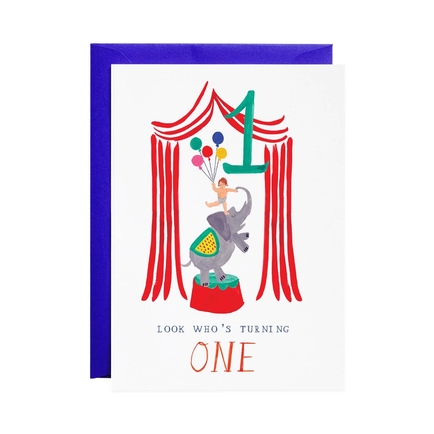 One Ellie Elephant Card
