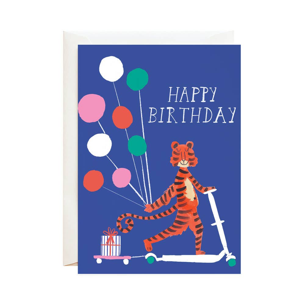 That Tiger Stole My Scooter Card