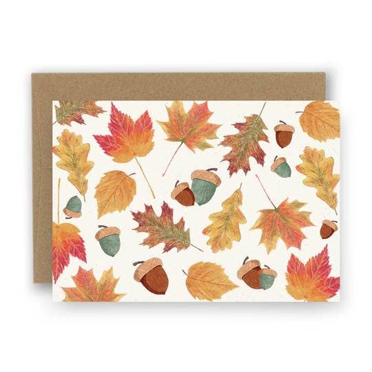 Autumn Leaves Card Set