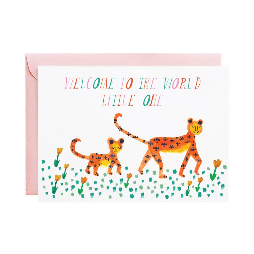 Mummy Leopard Card