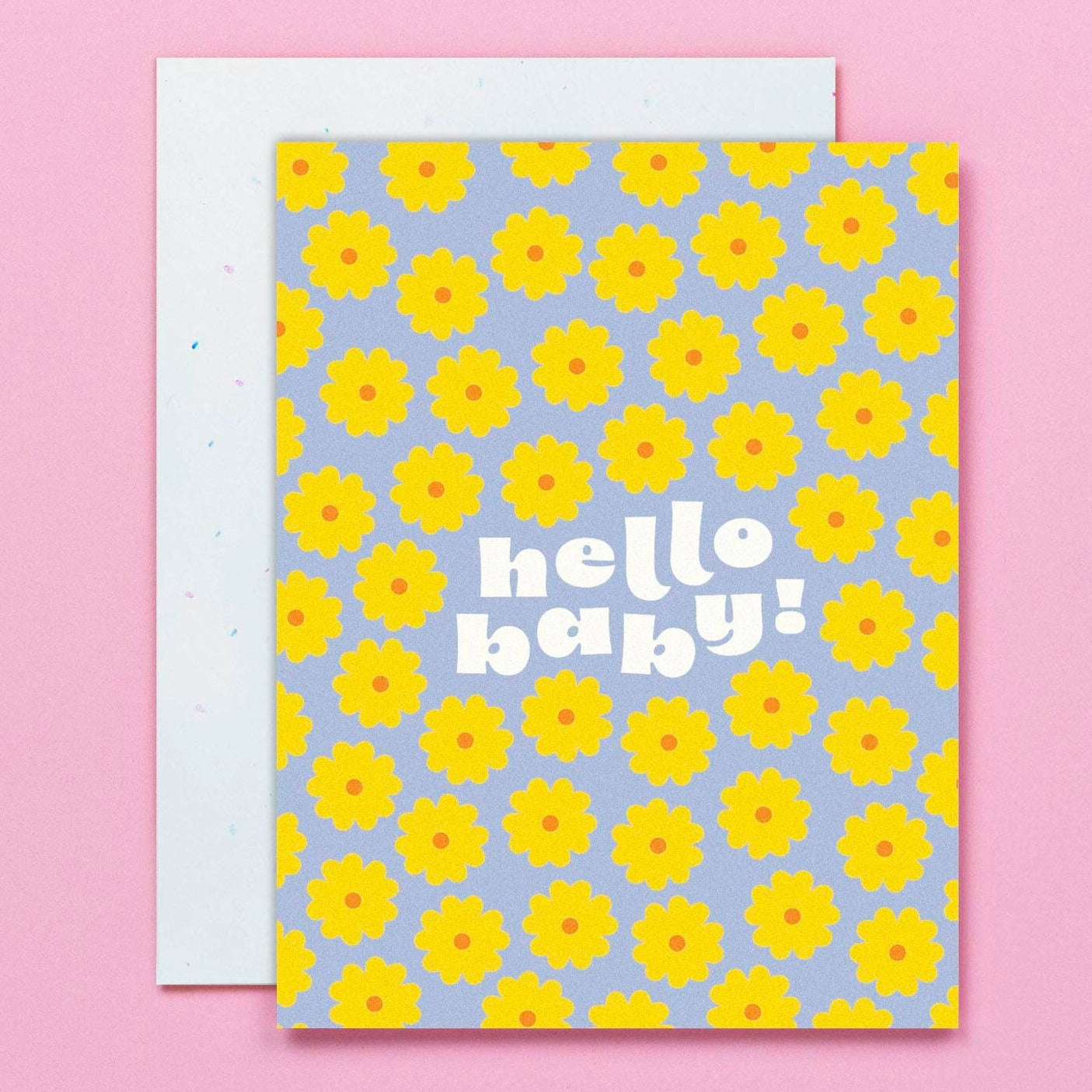 Baby Flower Pattern Card