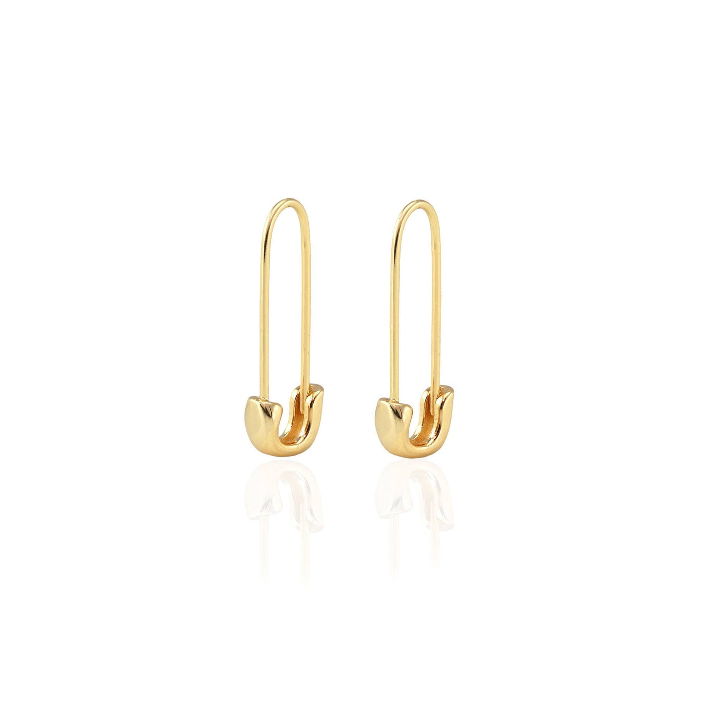 Safety Pin Hoops