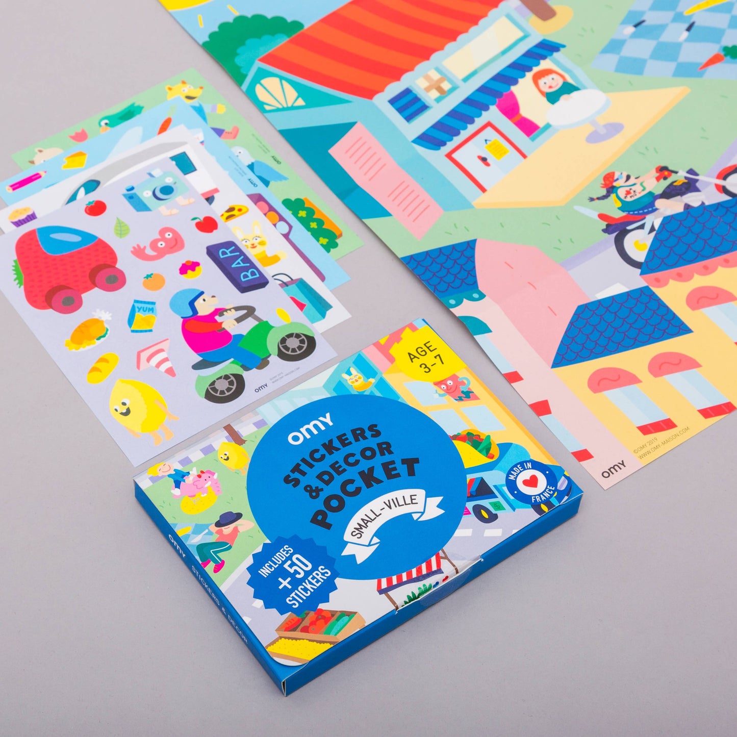 Small-Ville Sticker Decor Pocket