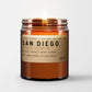 San Diego California Candle