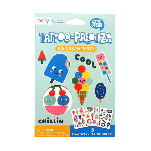 Ice Cream Party Mini Tattoo Palooza Temporary Tats